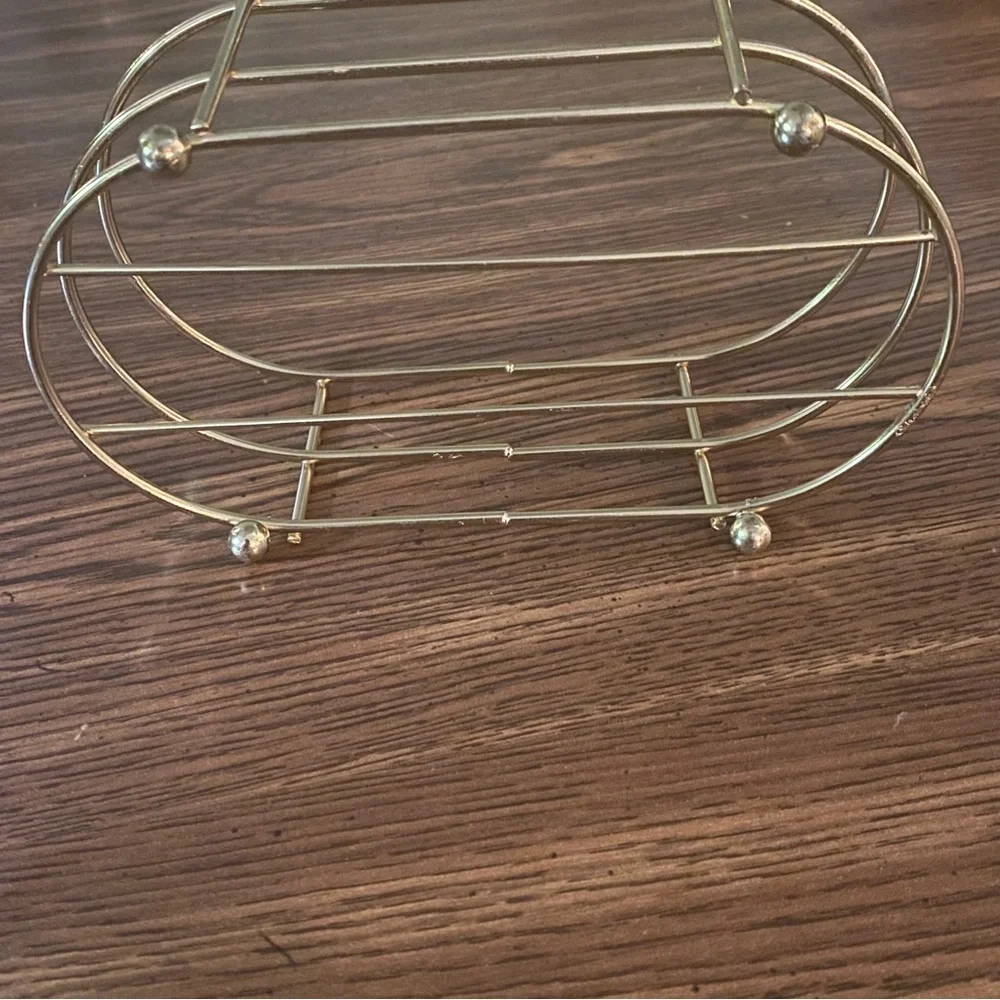 Elegant Gold Bath Caddy